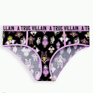 Torrid Disney Villains Black Cotton Hipster Panty